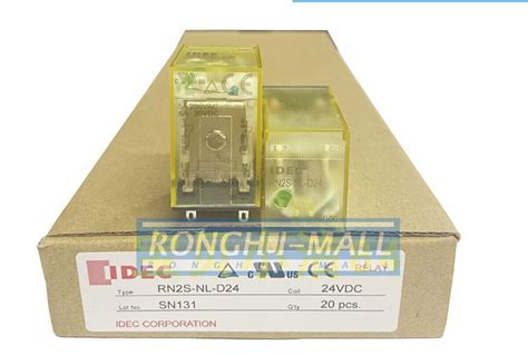 20PCS NEW FOR IDEC Intermediate Relay RN4S NL D24 24V EBay