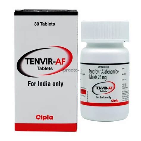 Tenvir Af Mg Tablet Tenofovir Alafenamide Mg Tablets In A Box