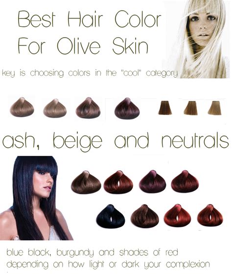 Light Olive Skin Hair Color