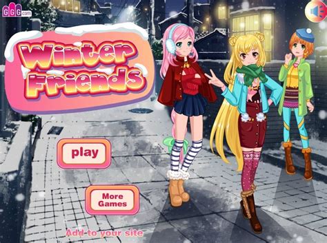 Winter Anime Dress Up Game