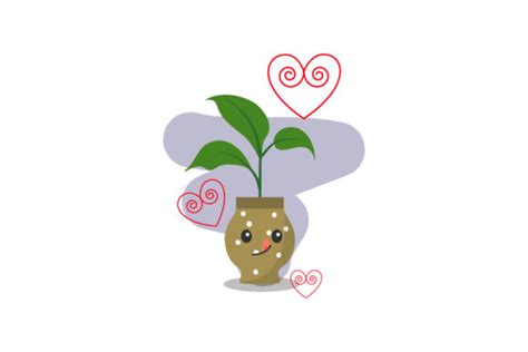 Ornamental Plant Kawaii Icon Graphic By Studio7 · Creative Fabrica