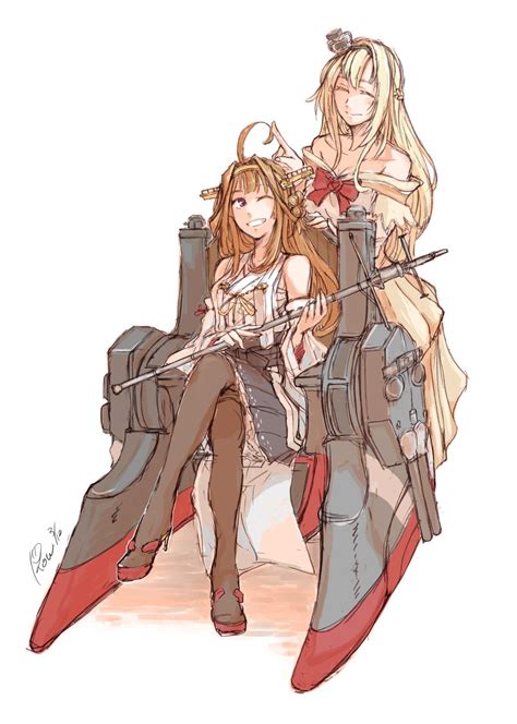 Kongou And Warspite Kantai Collection Drawn By Yamada Rei Rou