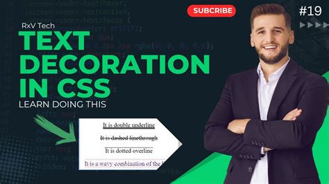 What Are Text Decorations In Css Css Text Decoration Youtube