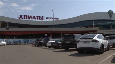 Новый терминал Международного аэропорта Алматы завершен на 70% - YouTube