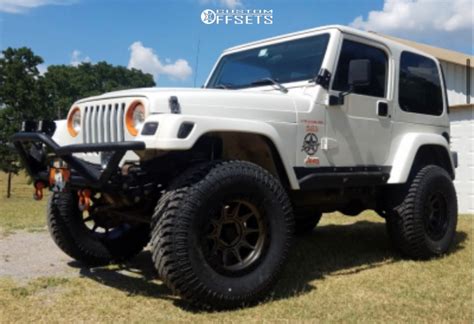 2001 Jeep Tj American Racing Atx Ax202 Rough Country Custom Offsets