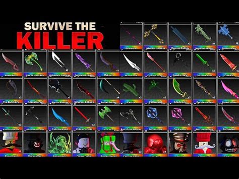 ALL SPECTRUM WEAPONS AND KILLERS SHOWCASE IN INVENTORY SURVIVE THE