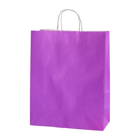 Purple Paper Carrier Bag X X Cm Robert Mccabe Packaging