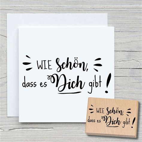 Newstamps Stempel Das Leben Ist Motivstempel Gro Aus Holz Gummi Zum