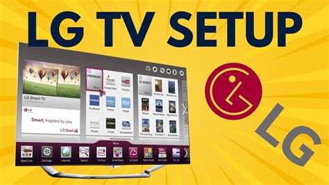 LG Smart television setup Guide - How to set up LG TV - YouTube