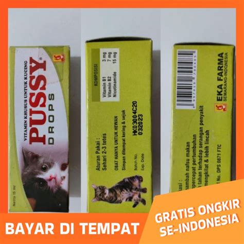 Jual Pussy Drops Multi Vitamin Kucing Shopee Indonesia