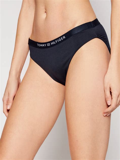 Tommy Hilfiger Bikini Unterteil Classic UW0UW02710 Dunkelblau Modivo De