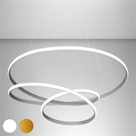 Lampada A Sospensione GEA LUCE DIVA Alluminio LED 3000K D 85