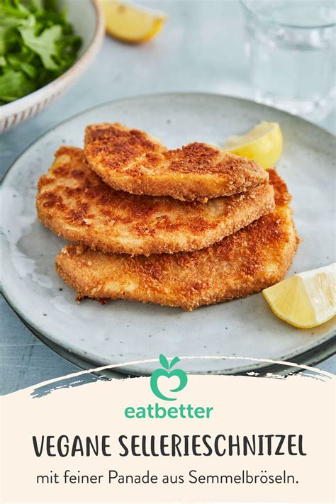 Vegane Sellerieschnitzel Knusprig Lecker Eatbetter Gesunde