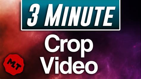 Shotcut How To Crop Video Tutorial Youtube