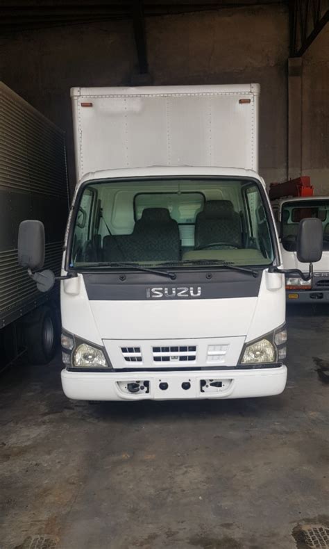 Isuzu Elf Nkr Ft Aluminum Closed Van With Side Door New Face