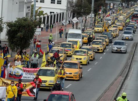 Así avanza el paro de taxistas tenga cuidado y planeé sus viajes