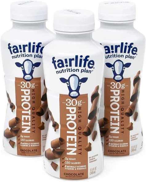 Fairlife Nutrition Plan Chocolate 30 G Protein Shake 11 5 Fl Oz 12 Pk