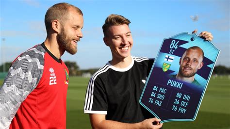 Teemu Pukki Reacts To His FIFA 20 Player Rating Premier League Player