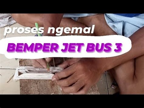 Cara Membuat Bemper Depan Jet Bus Untuk Miniatur Truk Oleng Youtube