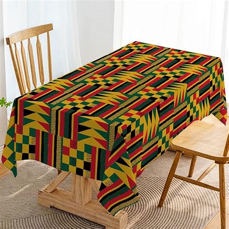 Amazon Hafangry Kwanzaa Tablecloth Juneteenth Decorations Pan Afro