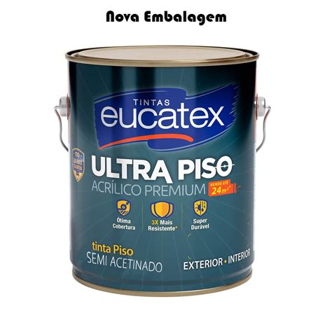 Tinta Acrílica para Piso Eucatex 3 6 Litros Cor Castor Shopee Brasil