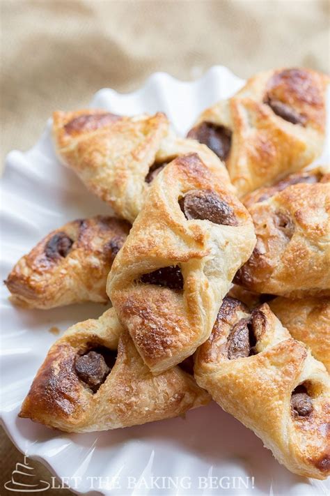 Nutella Puff Pastry Danish Let The Baking Begin