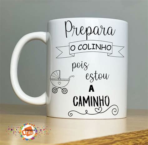 Caneca Prepara o Colinho Vovó Elo7 Produtos Especiais