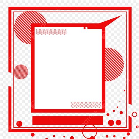 Red Frame Clipart Png Images Minimalistic Red Frame Background Simple