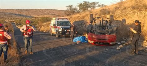 Dos Lesionados En Volcadura De Una F 150 Sobre La Carretera Durango Parral Contacto Hoy