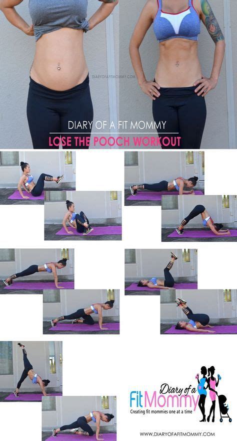 Lose The Pooch Exercises To Get Rid Of The Mommy Tummy Flat