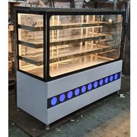 DE SS Glass Pastry Display Counter For Restaurant At Rs 11000 Running