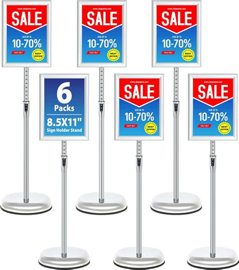 Amazon Vaiigo Packs Floor Standing Sign Holder Stands For