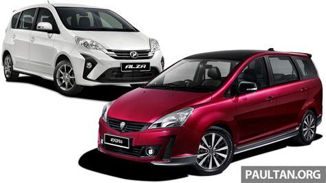 2019 Proton Exora RC Perodua Alza Comparison Paul Tan S Automotive News