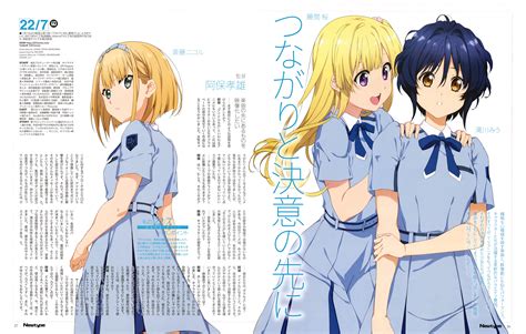 Jiang Yifan Fujima Sakura Saito Nicole Takigawa Miu 22 7 Newtype