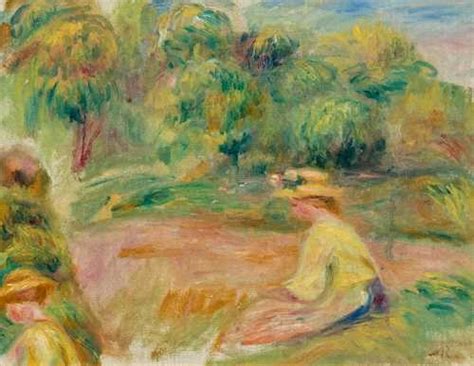 Paysage Aux Deux Figures Par Pierre Auguste Renoir Sur Artnet