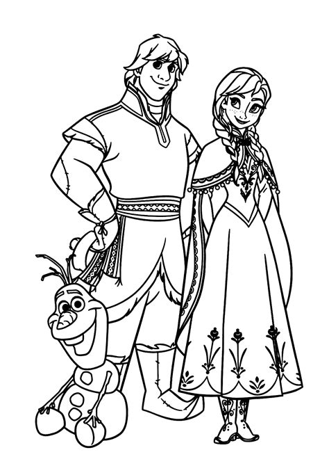 Frozen Amigos Para Colorir Imprimir Desenhos