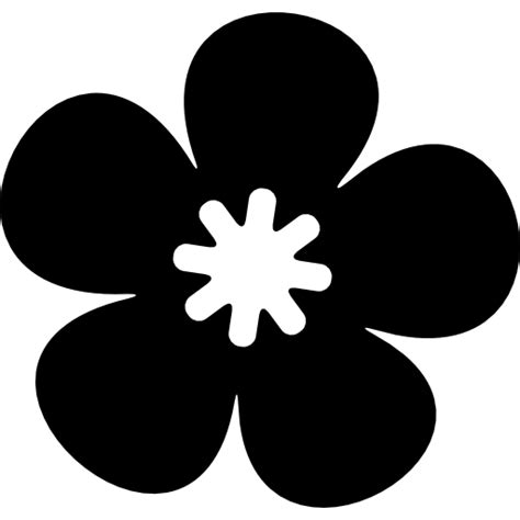 Flower With Round Petals Icon