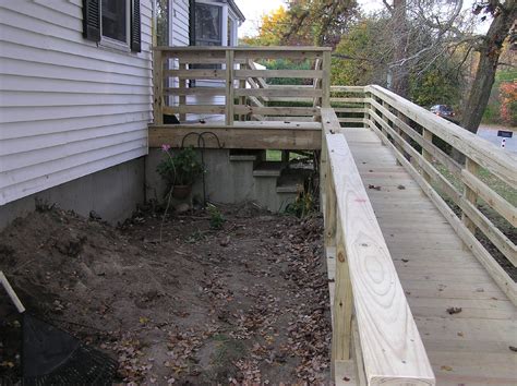 Building A Wheelchair Ramp Over Stairs Simplified Building