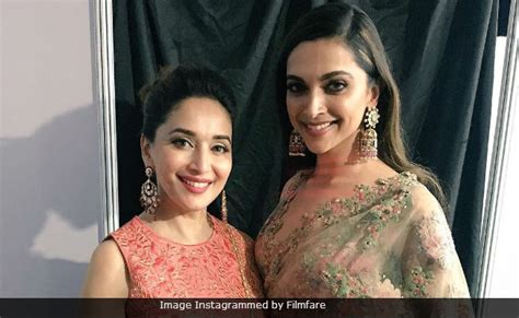 When Deepika Padukone Met Madhuri Dixit Two Beauties Stole The Limelight