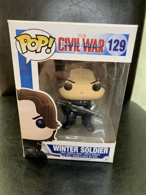 Funko Pop Marvel Capit N Am Rica Civil Guerra Civil Soldado De