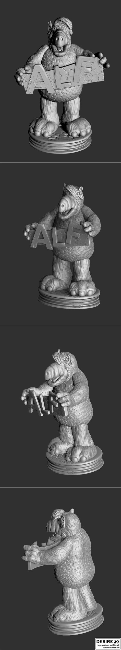 Desire Fx 3d Models Alf 3d Print Model Stl