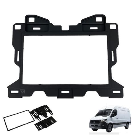 Moldura Painel DVD 2 Din MP5 Central Multimidia Mercedes Benz Sprinter