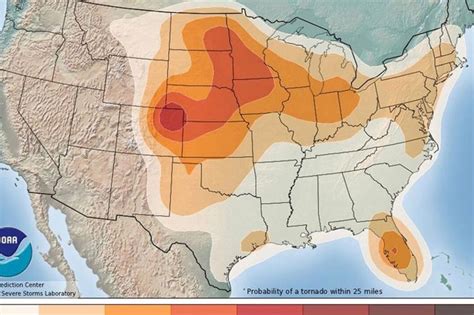 Alarming tornado maps reveals areas of US most at risk of 'severe ...