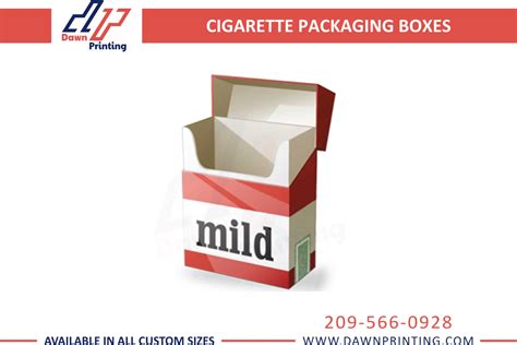 Custom Cigarette Boxes - Empty Cigarette Boxes | Dawn Printing