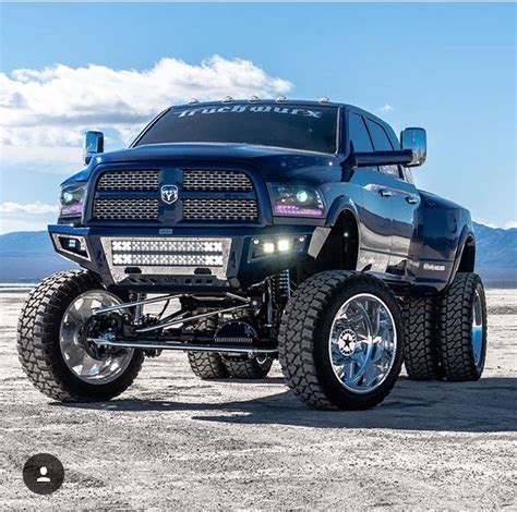 Fancy 4th Gen Dually Ram Dodge Trucks Cummins Trucks Jacked Up Trucks