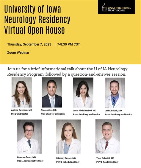 Iowa Neurology On Twitter Join Us For Our Residency Virtual Open