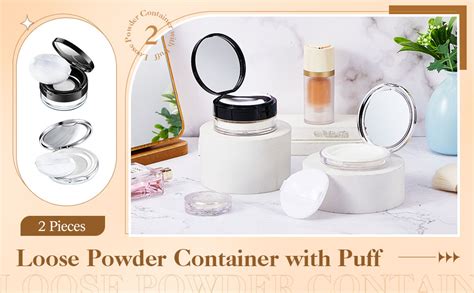 Amazon Cunhill Pcs Loose Powder Container With Puff Oz