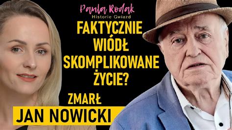 Zmarł Jan Nowicki Jaki był w życiu prywatnym Pierwszy raz ożenił się