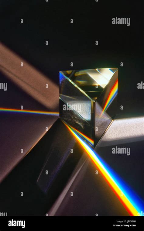 Prism Refracting Visible Light Spectrum Hi Res Stock Photography And