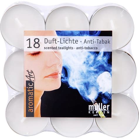 Комплект от 18 броя ароматизирани свещи-хапчета - анти-тютюн - eMAG.bg